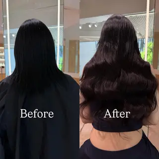 ロング カラー シールエクステ特化 ハイトーン、NANAのヘアスタイル