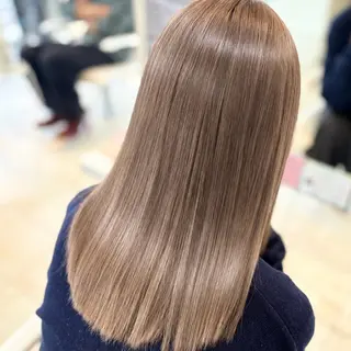 セミロング カラー ブリーチ/ヘアセット 【𝙍𝙞𝙣𝙤】のヘアスタイル