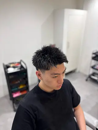 ショート メンズ 深澤 知樹のヘアスタイル