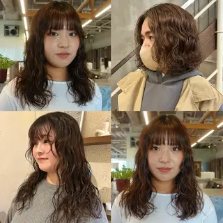 セミロング ボブ　ショート🌟 きだに りののヘアスタイル