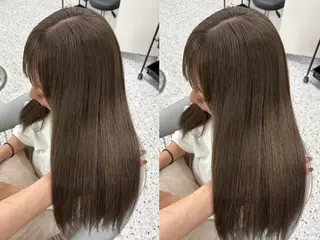 ロング 🎀ダブルカラー/ 透明感カラー/翼🎀のヘアスタイル