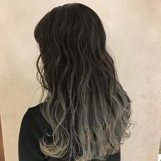 ロング 福原 優介のヘアスタイル