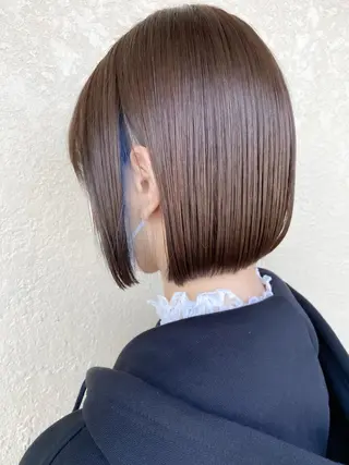 ショート カラー ボブ ショート 特化 迫田紘史のヘアスタイル