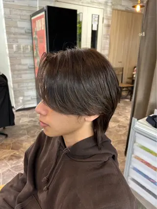 ショート パーマ HRK 1st.メンズサロンのヘアスタイル