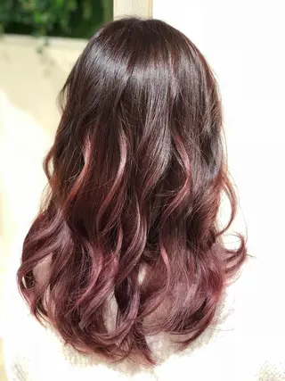 セミロング カラー 似合う髪型見つけます AYAKAのヘアスタイル