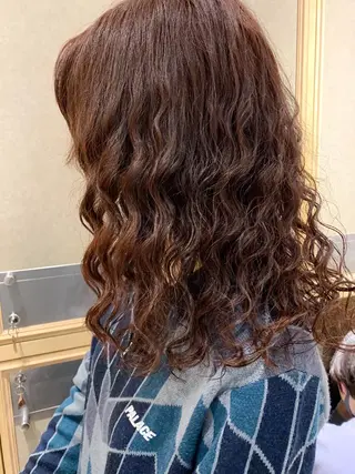 セミロング カラー ヘアアレンジ チバ タクミのヘアスタイル
