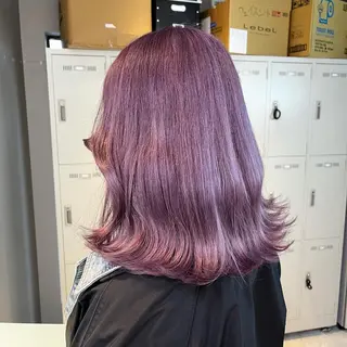 ミディアム カラー ブリーチカラー 🩵MIZUKIのヘアスタイル