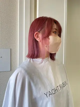 ミディアム 山口 朔弥のヘアスタイル