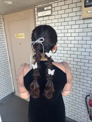 ヘアアレンジ 🌺ヘアメイク SYOKA🌺のヘアスタイル