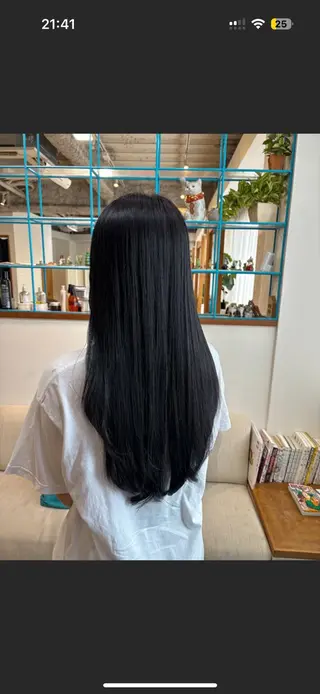 ロング カラー RINNO🌷透明感 カラー/髪質改善のヘアスタイル