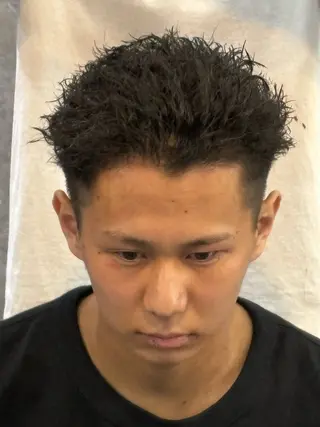 ショート りょうま⚡️新小岩 ニュアンスパーマのヘアスタイル