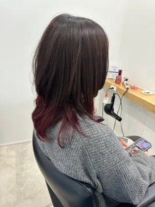 ミディアム カラー レイヤー/ヘアセット 💐nao.のヘアスタイル