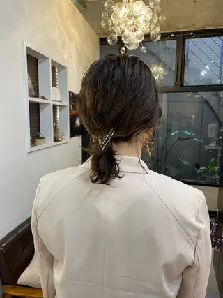 ミディアム ヘアアレンジ layer cut 店長/MIKUのその他イメージ