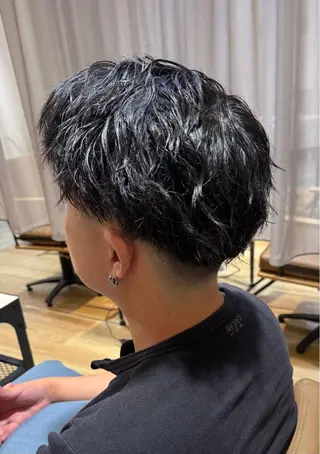 メンズ フジイイブキ 髪質改善カラーのヘアスタイル