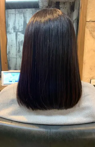 セミロング repose日本橋 室町のヘアスタイル