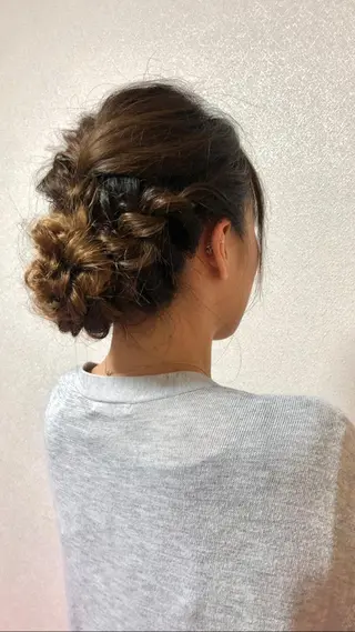 ロング 中原 優美のヘアスタイル
