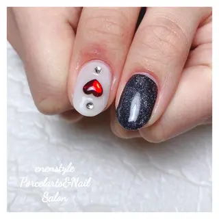 ミディアム ネイル 🐾enen style 🐾のネイルデザイン