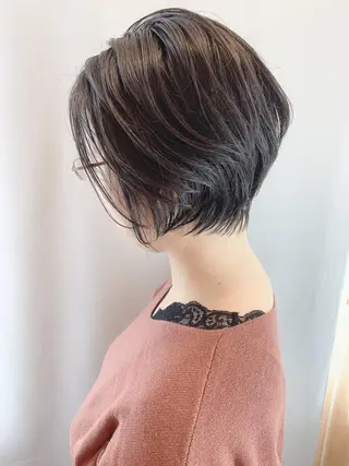 ショート 🎉骨格矯正カット ばば　としまさのヘアスタイル