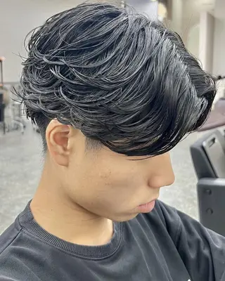 パーマ メンズ GLOP HOMME 店長 アオトのヘアスタイル