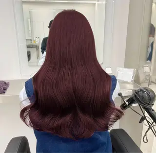 カラー 🍒ブリーチなし🍒 暖色🍒YUUNAのヘアスタイル