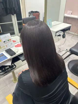 セミロング カラー 田中澪🩵ྀི /HUG横浜のヘアスタイル