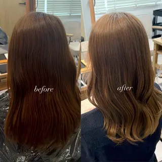 ミディアム カラー 🌈透明感カラー🌈 / 西野 杏🫧のヘアスタイル