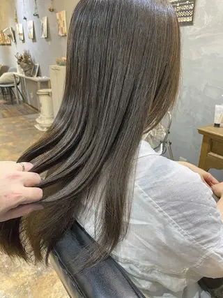 ロング カラー 山口 浩之のヘアスタイル