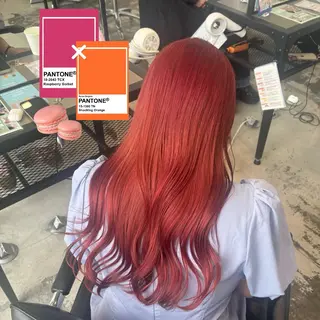 ロング カラー レイヤー sala 推しカラー職人🎀のヘアスタイル