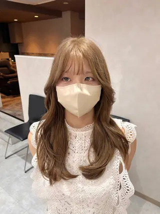 ロング カラー 🧸垢抜けハイトーン 🫧𖤐⡱れんのヘアスタイル