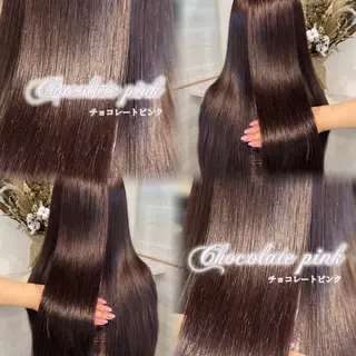ロング カラー 🎀🎶はがりな ワンカラー💝のヘアスタイル