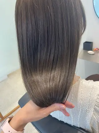 ミディアム 透明感カラー💐 スズキ カホのヘアスタイル