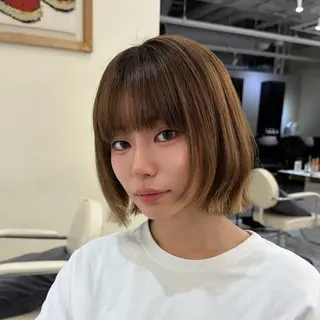 aku🩷韓国風🩷 暖色カラー🎀のヘアスタイル