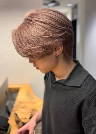ショート カラー 透明感カラー 渋谷美容師みひろのヘアスタイル