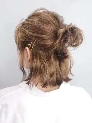 ミディアム ヘアアレンジ 大賀 海夕の眉毛・アイブロウイメージ