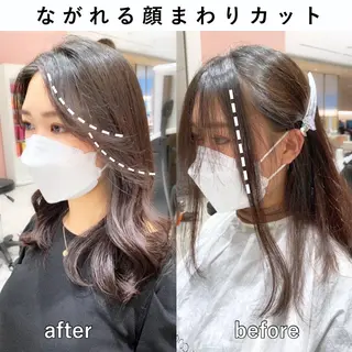 ミディアム カラー レイヤー専門家 ダブルカラー修のヘアスタイル