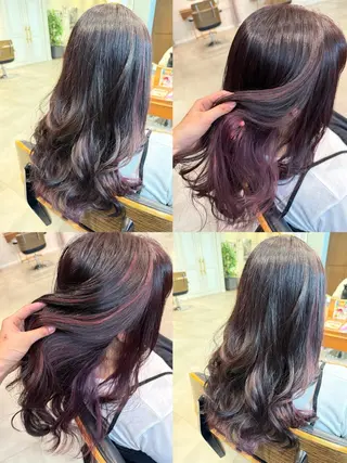 カラー 長谷川 紗羅のヘアスタイル