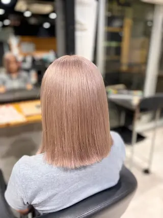 ミディアム カラー ✨川越ブリーチ特化✨ Yumaのヘアスタイル