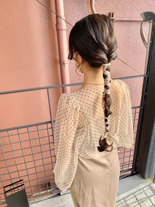 ロング ヘアアレンジ 【safric】 NAOのヘアスタイル