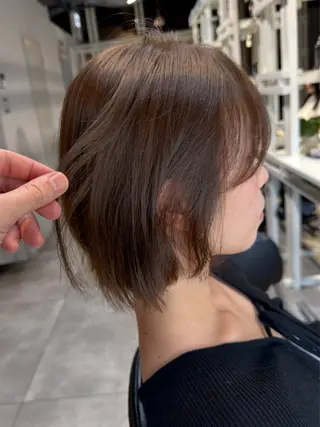 ミディアム 恵比寿韓国レイヤー× 艶透明感カラー大場のヘアスタイル