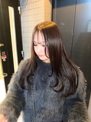 ロング カラー 韓国レイヤー 🎀ダブルカラーのヘアスタイル