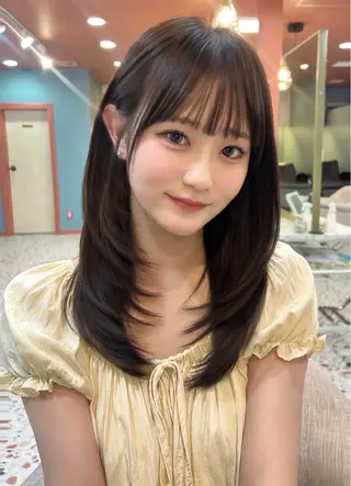 セミロング カットモデル募集中 🎀美帆のヘアスタイル