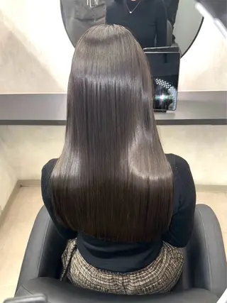 ロング カラー ひゅうが/新宿 髪質改善/縮毛矯正のヘアスタイル