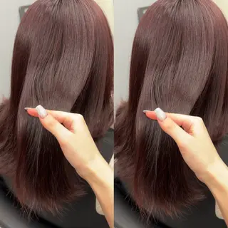 セミロング 新宿/縮毛矯正/ 髪質改善/りこのヘアスタイル