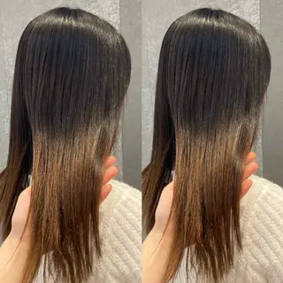セミロング み うのヘアスタイル