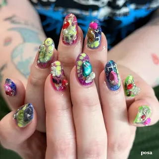 ネイル posa nail モエミのネイルデザイン