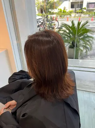 ミディアム カラー [TIDEHAIR] MIYUのヘアスタイル