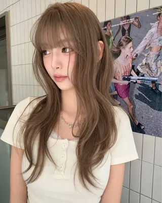 ロング カラー パーマ モデル様募集中❣️ mikuのヘアスタイル