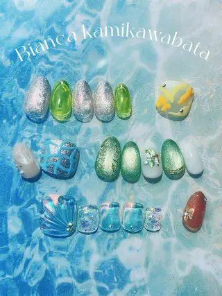ネイル Bianca上川端店 TAKEFUJIのネイルデザイン