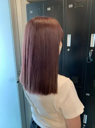 ロング カラー 中沢梨々花 🎀透明感カラーのヘアスタイル