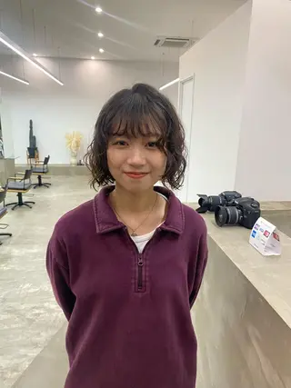 ミディアム スタイリスト杉本 泰士朗のヘアスタイル